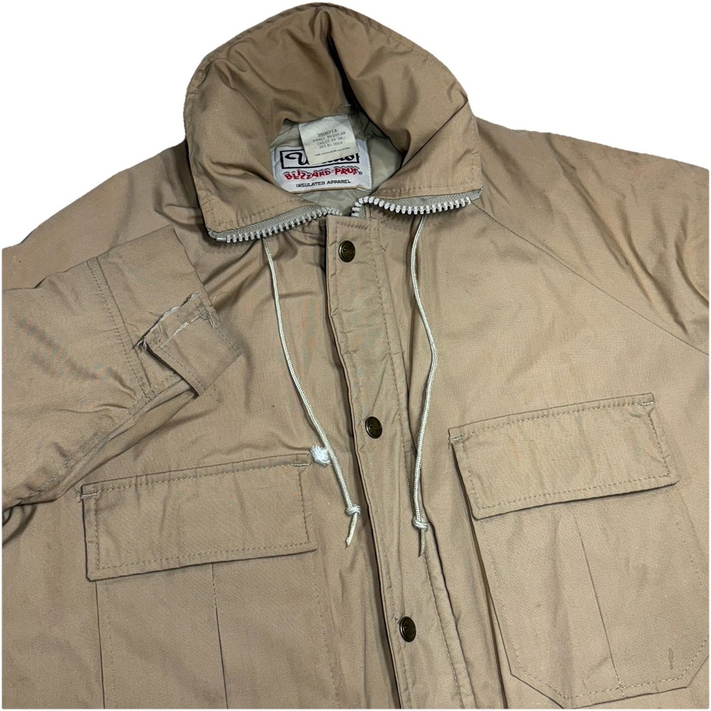 Vintage WALLS BLIZZARD PRUF Work Jacket Mens Small Th… - Gem